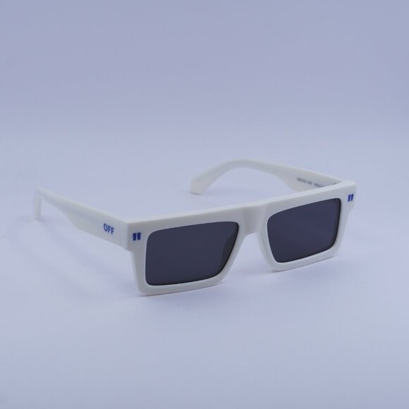 Off-White OERI13Z CHANDLER 0107 Sunglasses White Square Frame, Dark Grey Lenses main image 10